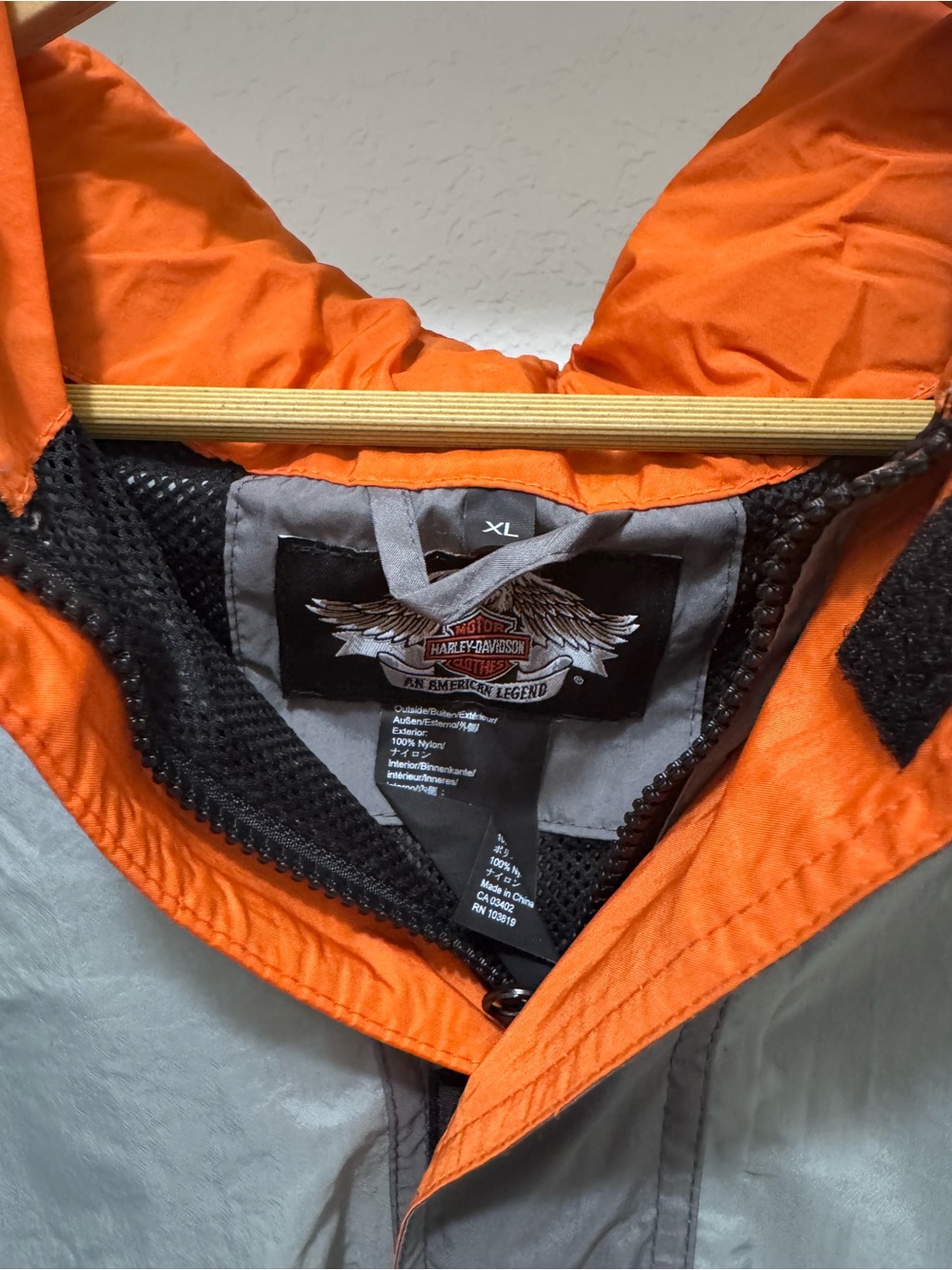 Harley-Davidson Hooded Rain Jacket, Pants, Boot Covers Set - Picture 3 of 7